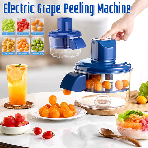 Automatic Electric Fruit & Grape Peeler – Hands-Free Kitchen Gadget